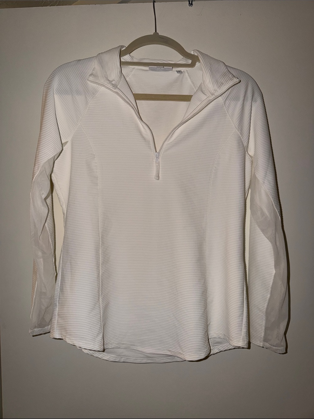 Chico's Textured Half-Zip Athletic Pullover